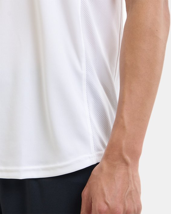 Men's UA Challenger Training Short Sleeve in White image number 8